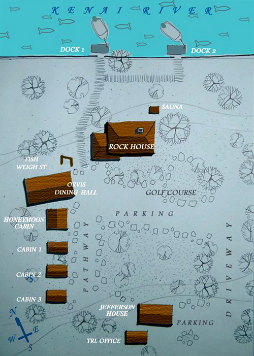 Map of Tower Rock Lodge